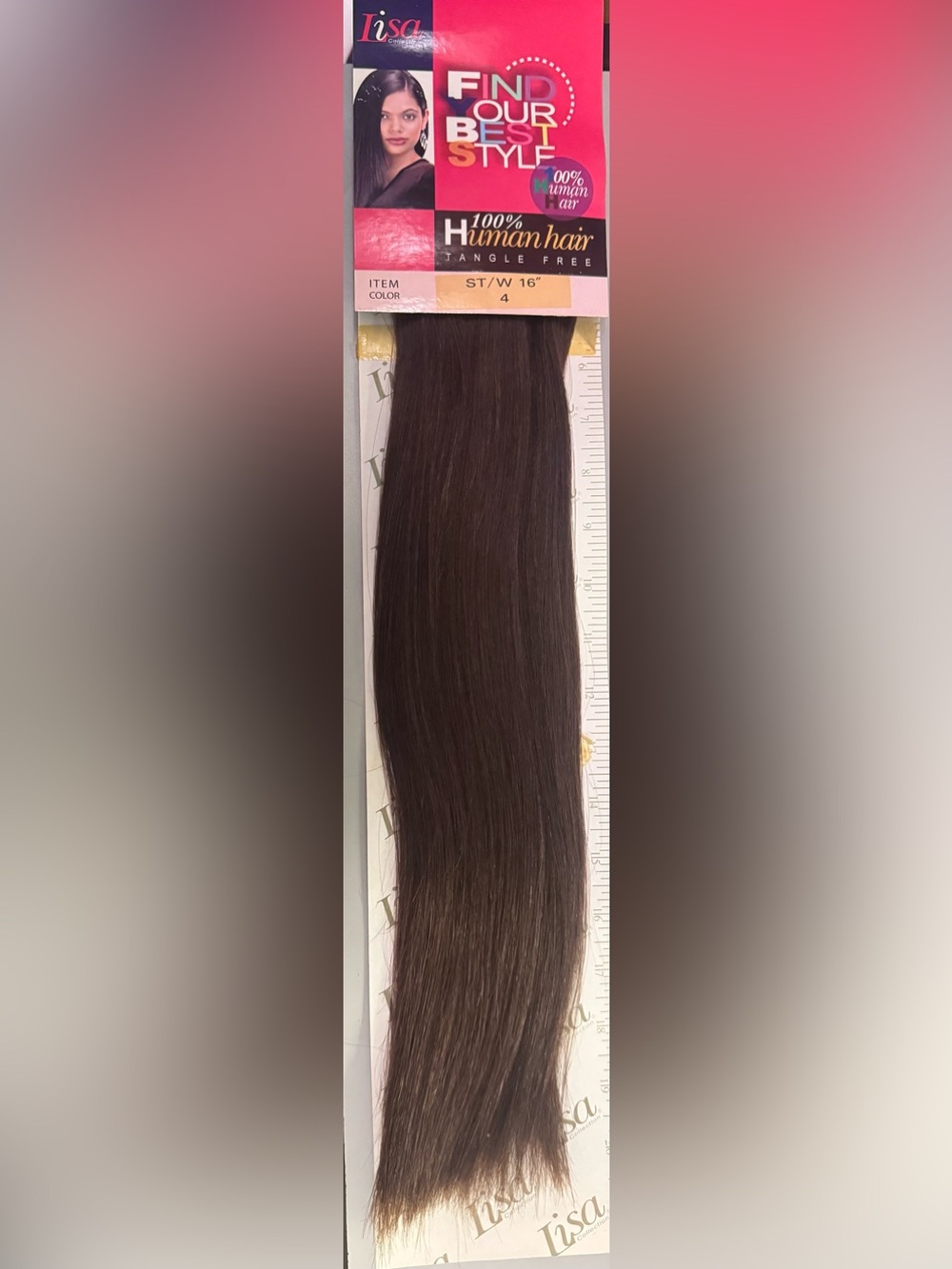 Lisa collection. 100% human hair. Straight.